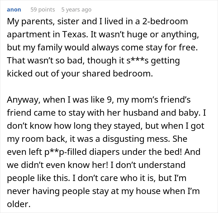 Family Finds Out What Family And Friends Are Saying Behind Their Backs, Shuts Down Their Free B&B Family Finds Out What Family And Friends Are Saying Behind Their Backs, Shuts Down Their Free B&B