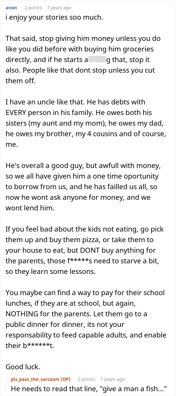 Advice given to a woman refusing to bail out her brother who squandered inheritance, focusing on financial boundaries. Advice given to a woman refusing to bail out her brother who squandered inheritance, focusing on financial boundaries.
