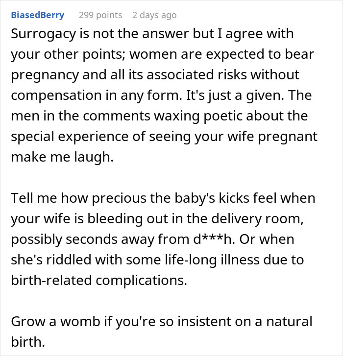 Man Can&rsquo;t Stay With Partner Who Wants Kids But Isn&rsquo;t Willing To Give Birth, She Is Appalled This Is An Issue