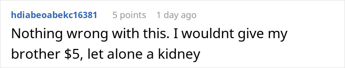 Siblings Asks Doctor To Lie To Family Because The Thought Of Donating Their Kidney Makes Them "Sick"