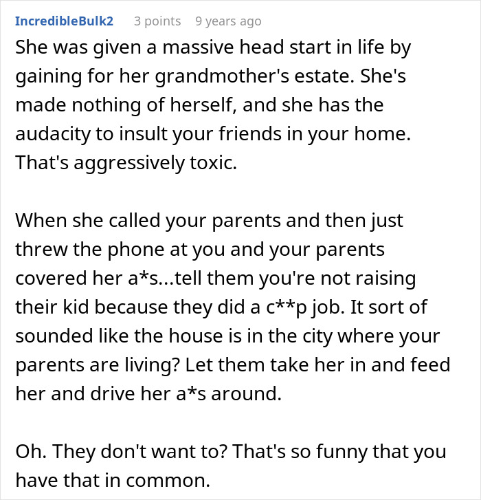 Sister's Entitlement Has No Limits, She Can't Believe Someone Actually Calls Her Out Sister's Entitlement Has No Limits, She Can't Believe Someone Actually Calls Her Out