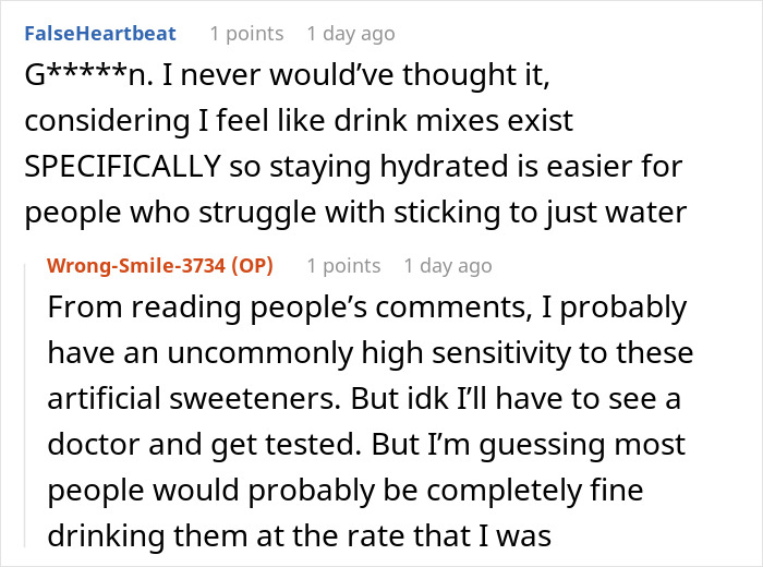 Man Drinks Sugar-Free Punch Daily, Realizes It Makes Him Stop Using The Toilet For Over 12 Hours Man Drinks Sugar-Free Punch Daily, Realizes It Makes Him Stop Using The Toilet For Over 12 Hours