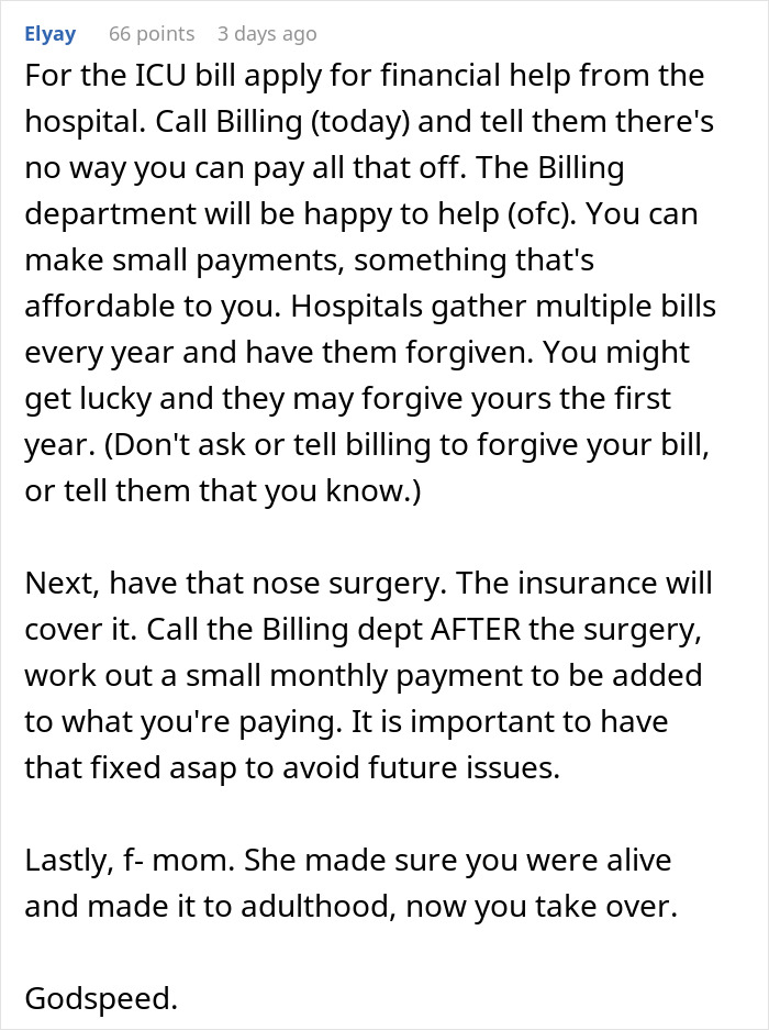 Daughter Can't Breathe, Smell, Or Forgive After Mom Hid Her Childhood Injury For Years Daughter Can't Breathe, Smell, Or Forgive After Mom Hid Her Childhood Injury For Years
