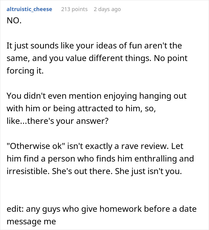 Comment reacting to a story of a woman looking for romance who got Stranger Things homework Comment reacting to a story of a woman looking for romance who got Stranger Things homework