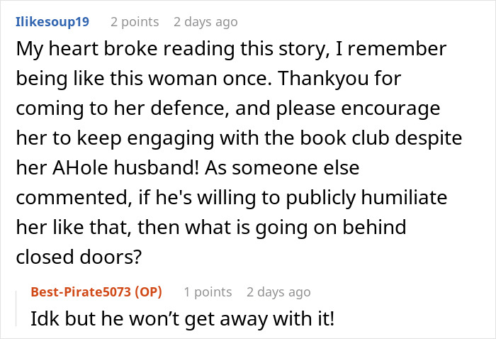 Guy Comes Into Girlfriend's Book Club Just To Embarrass Her, Doesn't See The Big Deal Guy Comes Into Girlfriend's Book Club Just To Embarrass Her, Doesn't See The Big Deal