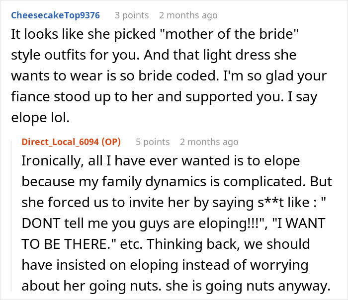 Bride Is Told She "Doesn't Need" A White Dress, Then Sees What Her MIL Plans To Wear To The Ceremony