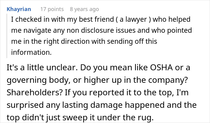 Worker Decides Enough Is Enough, Shows Bosses Why Endangering Employees Is A Very Bad Idea