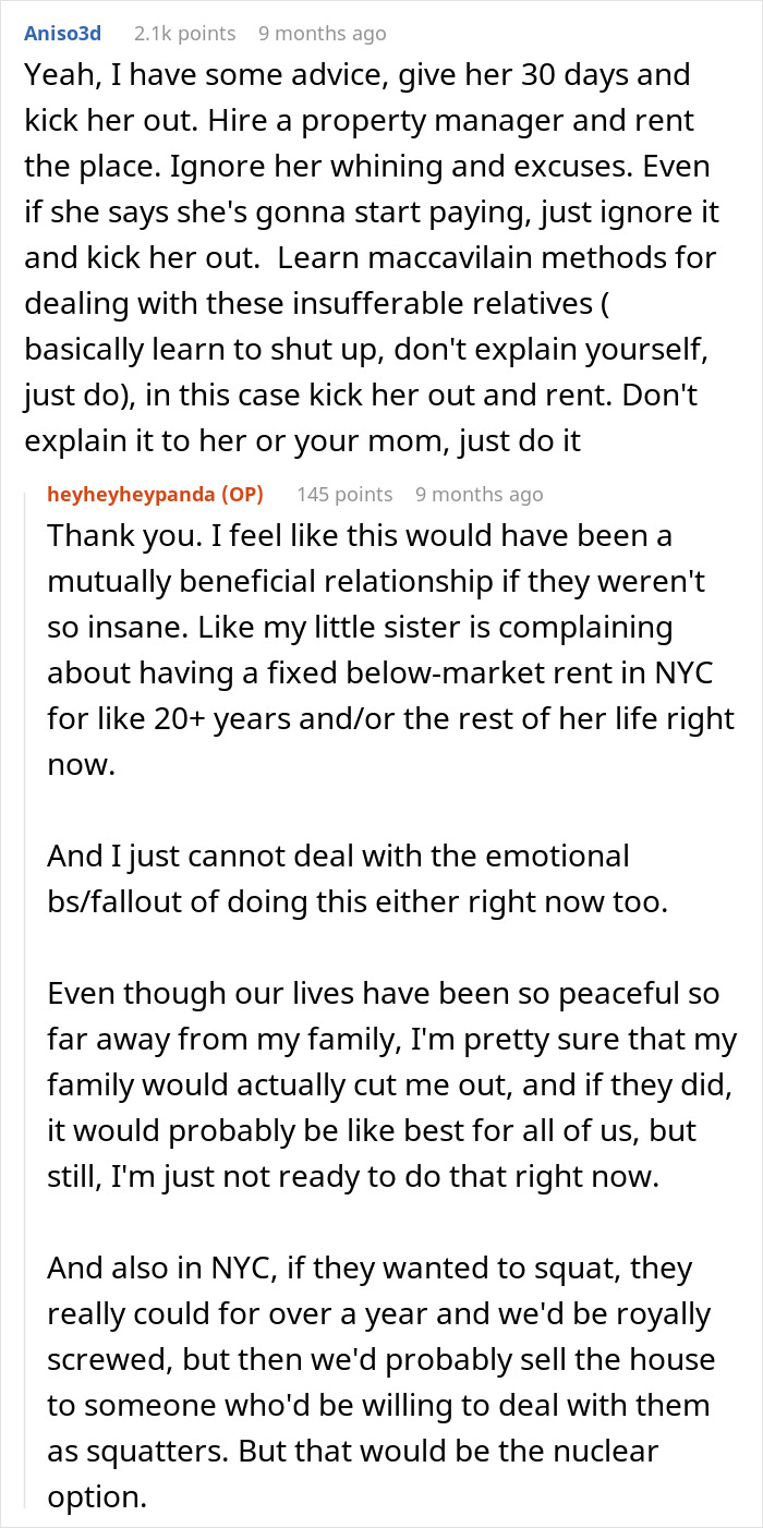 Woman Lets Sister Live In Her House For Cheap But Her Generosity Is Not Enough