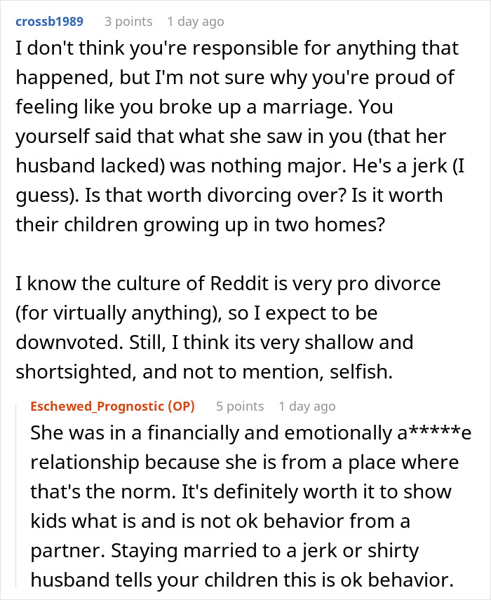 Husband Accidentally Caused Wife's Friend To Divorce Her Husband, Is Very Proud Of It