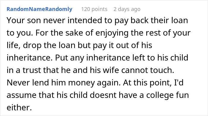 Son Takes A Loan From Parents, Throws Massive Tantrums And Makes Accusations After Being Asked To Repay It Son Takes A Loan From Parents, Throws Massive Tantrums And Makes Accusations After Being Asked To Repay It