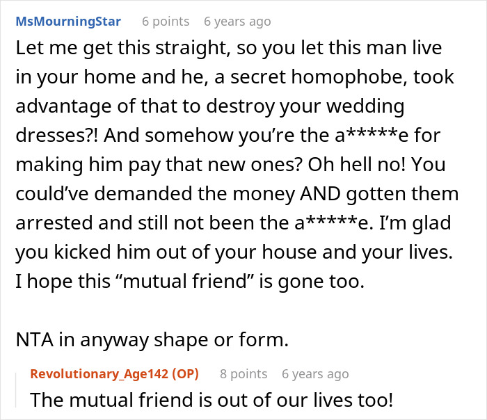 Friend Reveals He’s A Homophobe Right Before Couple’s Wedding In An Unhinged Hurtful Way Friend Reveals He’s A Homophobe Right Before Couple’s Wedding In An Unhinged Hurtful Way