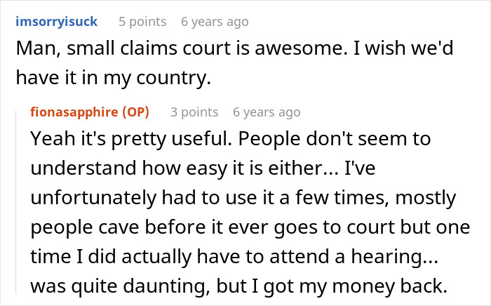 Commentary on small claims court and a man suing his landlord for a deposit over a car. Commentary on small claims court and a man suing his landlord for a deposit over a car.