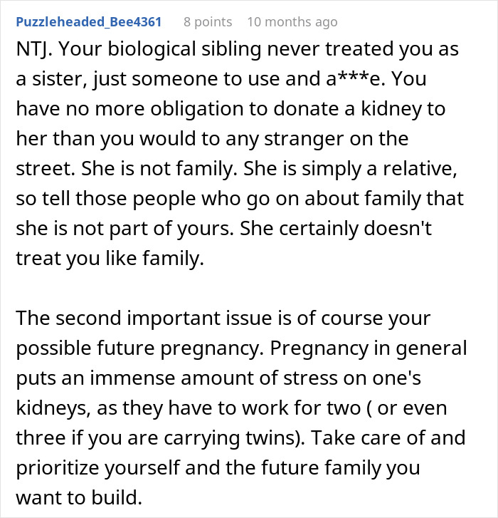 Woman Is Called A Monster For Refusing To Save Her Sister&rsquo;s Life, Starts Questioning Her Decision