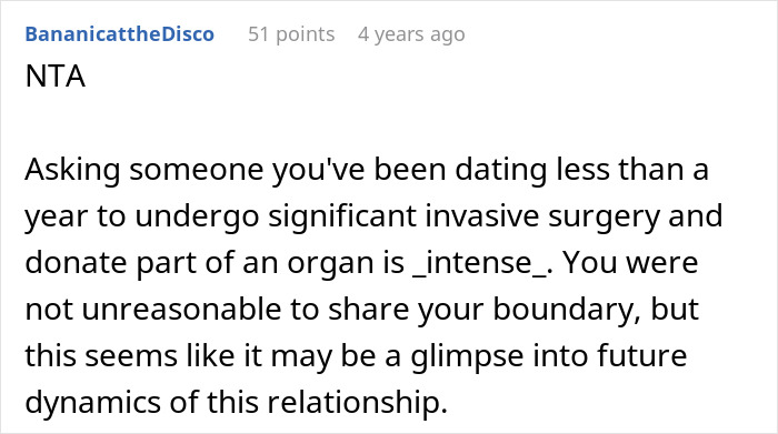 Guy Expects GF Of 8 Months To Donate Part Of Her Liver, Jokes He'll Marry Her Just To Get The Organ Guy Expects GF Of 8 Months To Donate Part Of Her Liver, Jokes He'll Marry Her Just To Get The Organ