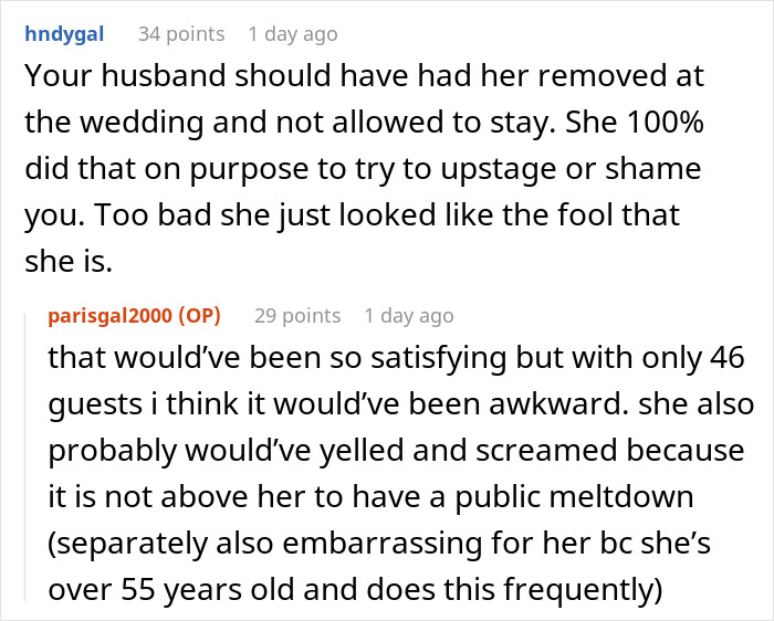 MIL Hides What She's Going To Wear To Wedding, Comes Out With Something Scandalous