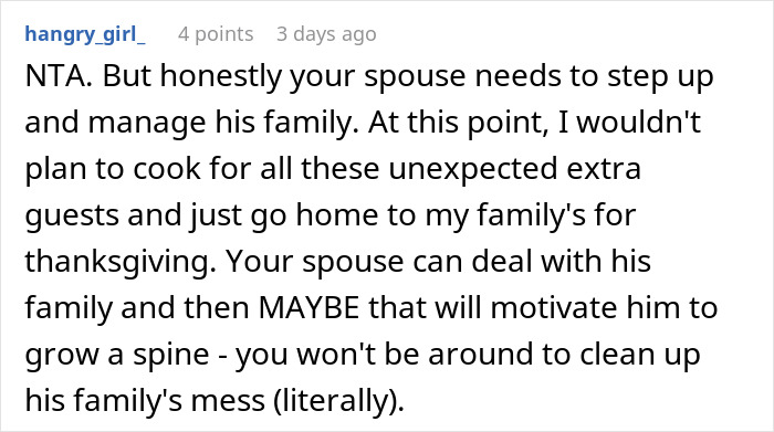 User advice to go to family for Thanksgiving to handle BIL brings a different GF to family Thanksgiving User advice to go to family for Thanksgiving to handle BIL brings a different GF to family Thanksgiving