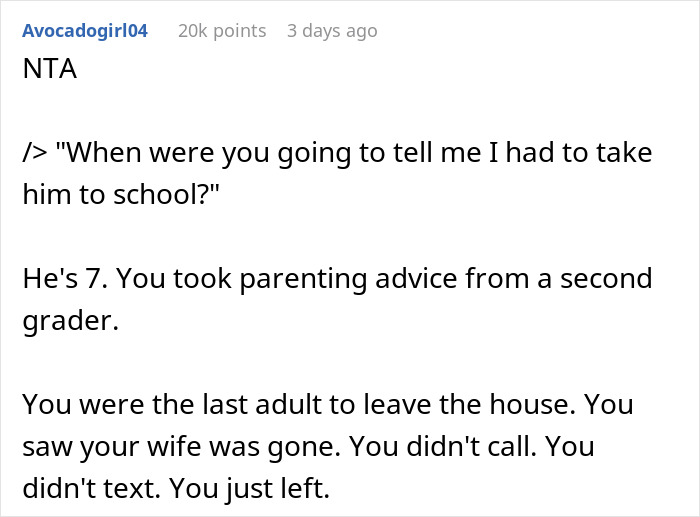 Dad’s Weaponized Incompetence Reaches New Heights After He Leaves 7-Year-Old Home Alone For 3 Hours Dad’s Weaponized Incompetence Reaches New Heights After He Leaves 7-Year-Old Home Alone For 3 Hours