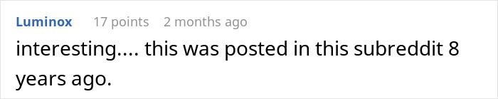 A comment noting the age of the Reddit post, relevant to the time traveler chilling war prediction.