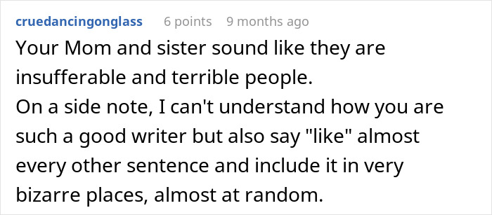 Woman Lets Sister Live In Her House For Cheap But Her Generosity Is Not Enough