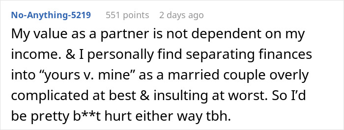Discussing a GF not good enough to marry, a user reflects on partner value not dependent on income for marriage. Discussing a GF not good enough to marry, a user reflects on partner value not dependent on income for marriage.