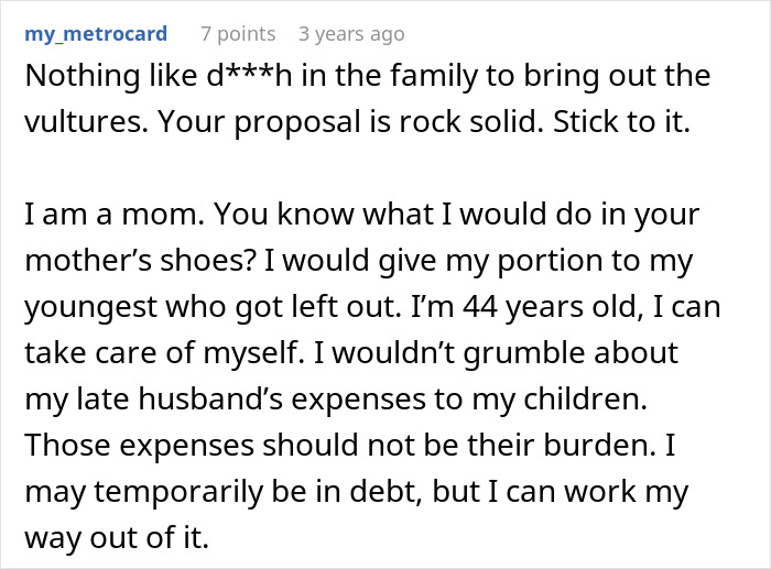Mom Demands Kids Give Her Their Share Of The Inheritance, Doesn't Like Daughter's Response