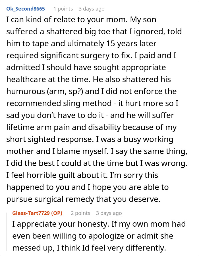 Daughter Can't Breathe, Smell, Or Forgive After Mom Hid Her Childhood Injury For Years Daughter Can't Breathe, Smell, Or Forgive After Mom Hid Her Childhood Injury For Years