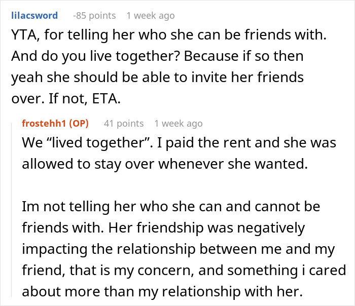 Man Dumps GF Over Her Choice Of Friend And The Internet Validates His Reasoning Man Dumps GF Over Her Choice Of Friend And The Internet Validates His Reasoning