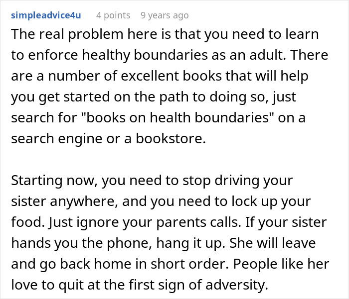 Sister's Entitlement Has No Limits, She Can't Believe Someone Actually Calls Her Out Sister's Entitlement Has No Limits, She Can't Believe Someone Actually Calls Her Out