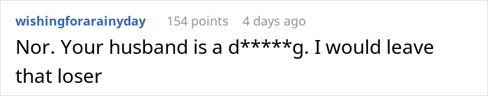 A comment about a husband flirting with a woman and how his marriage is at a breaking point.