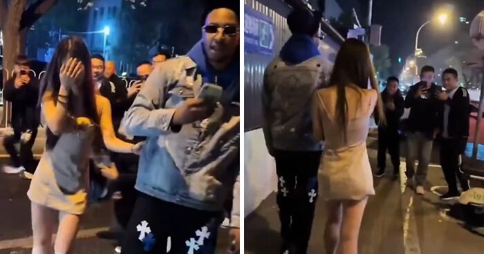 Crowd Surrounds Woman In Public For Dating A Foreigner As Disturbing New “Shaming Trend” Spreads