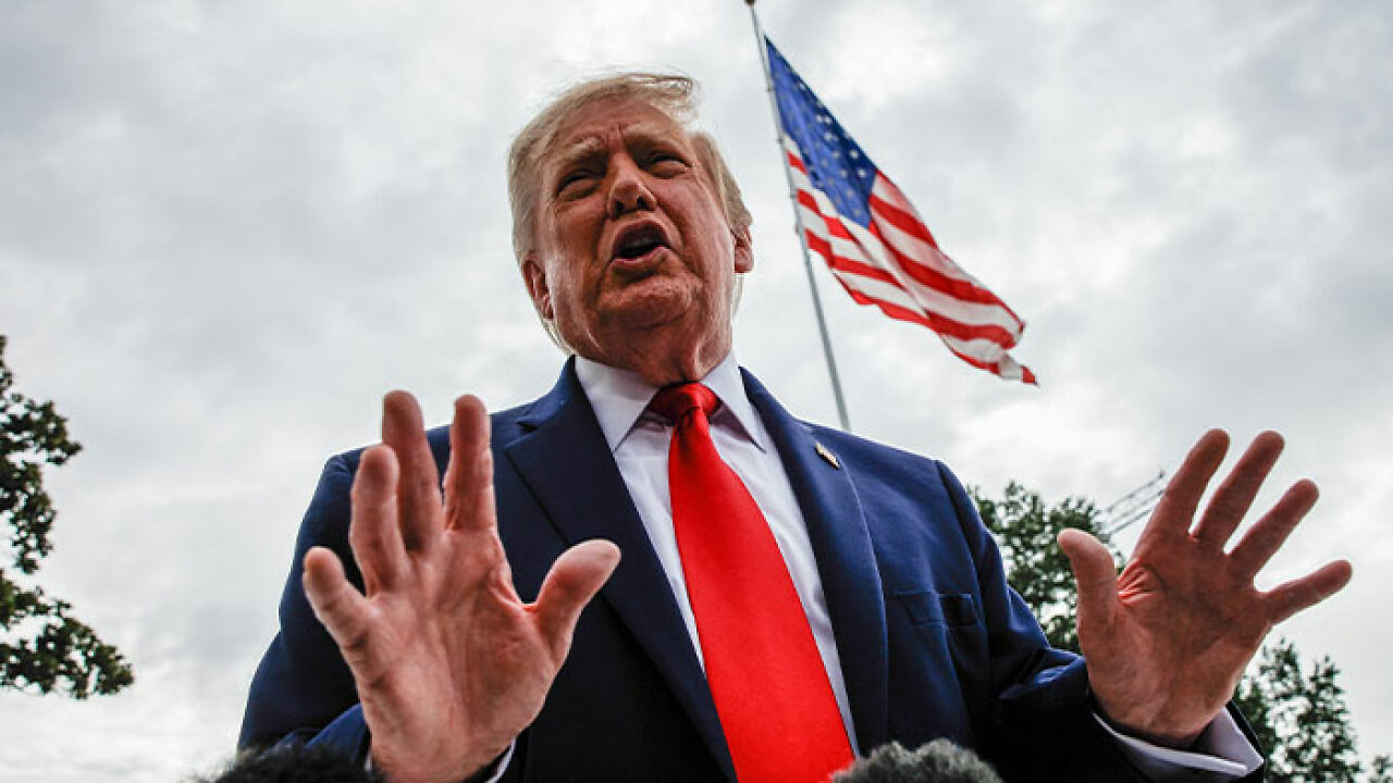 Trump’s Hot Mic Moment At The Presidents Cup Has Everyone Talking: “Just Disgusting”