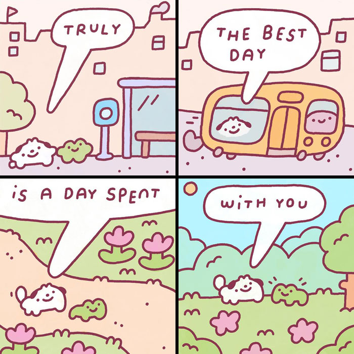 Meet Momo And Forg, Two Tiny Best Friends Who Are Almost Too Cute To Handle: 40 New Comics By This Artist