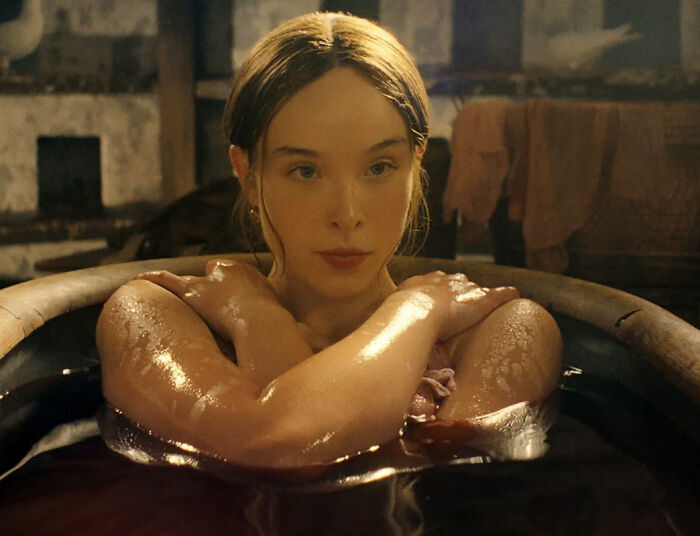 The nepo baby actress in a bathtub. The show receives scathing reviews and viewers are sick of the whitewashing.