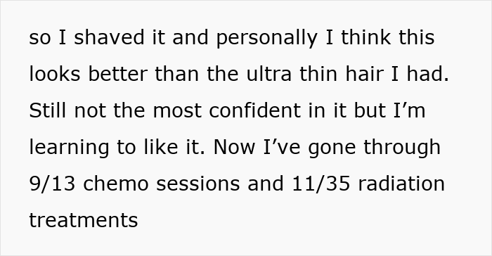 Woman with rare cancer, previously misdiagnosed as altitude sickness, shaves hair and undergoes chemo/radiation. Woman with rare cancer, previously misdiagnosed as altitude sickness, shaves hair and undergoes chemo/radiation.