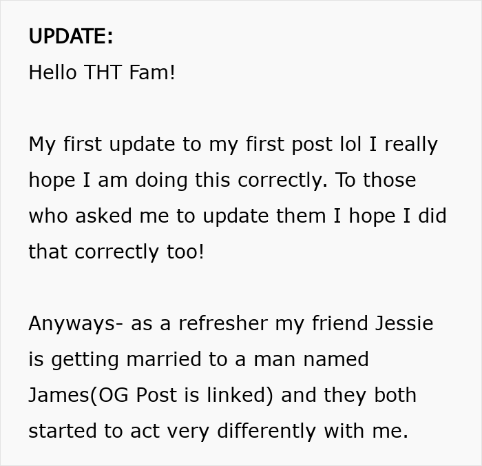 Guy Wonders What's Wrong With Friend's Fiancé After He Suddenly Changes His Behavior Guy Wonders What's Wrong With Friend's Fiancé After He Suddenly Changes His Behavior
