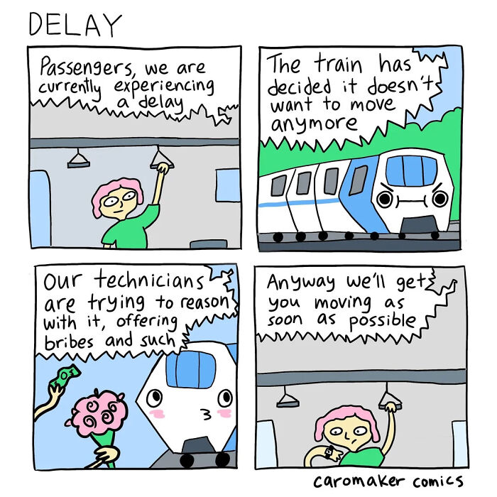 This Artist Creates Absurdly Funny Comics Where Even The Weirdest Ideas Somehow Make Sense (23 Pics)