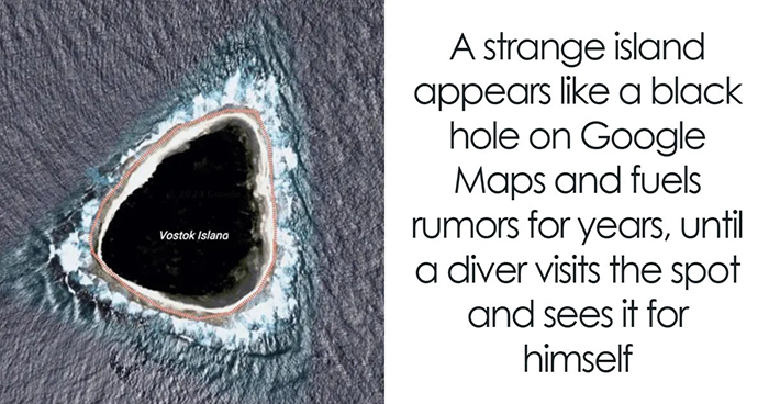 Diver Solves Mystery Behind Eerie Remote Pacific Island That Shows Up As Black Hole On Google Maps