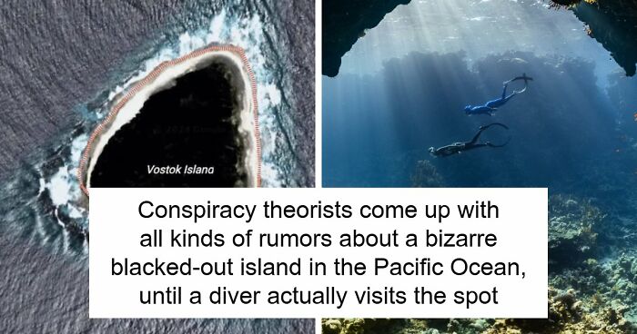 Diver Solves Mystery Behind Eerie Remote Pacific Island That Shows Up As Black Hole On Google Maps