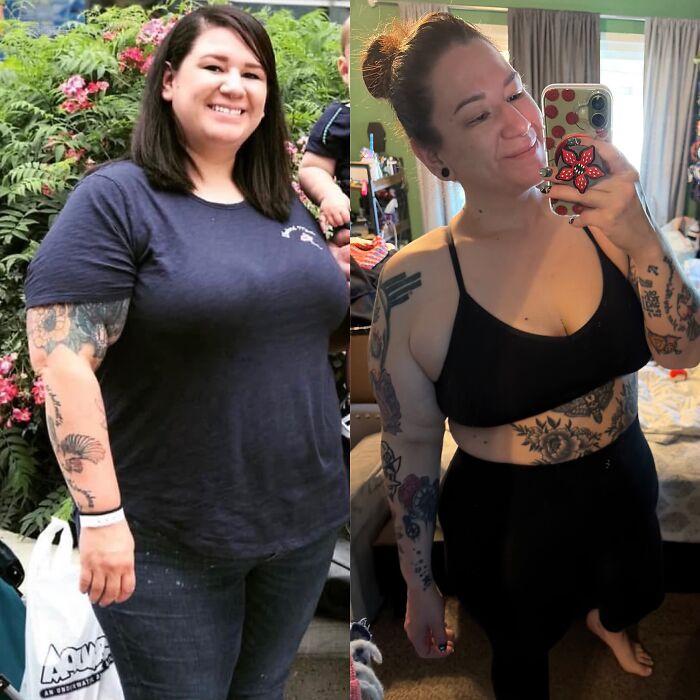 Inspiring breakup transformations: Woman's journey to peace and self-confidence after a split.