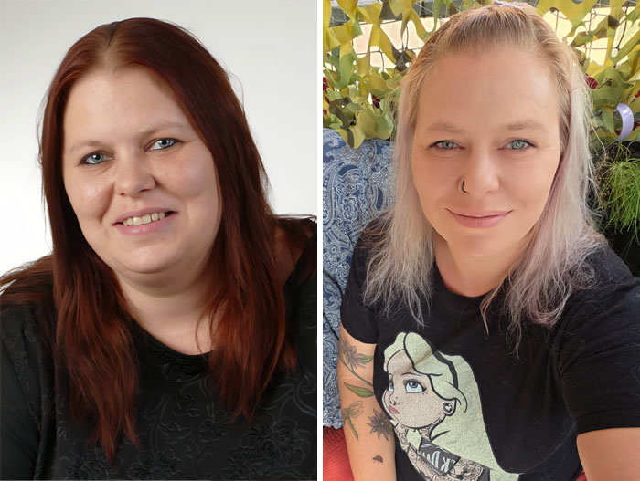 Woman's incredible breakup transformations, illustrating the peace and new beginning that can follow.