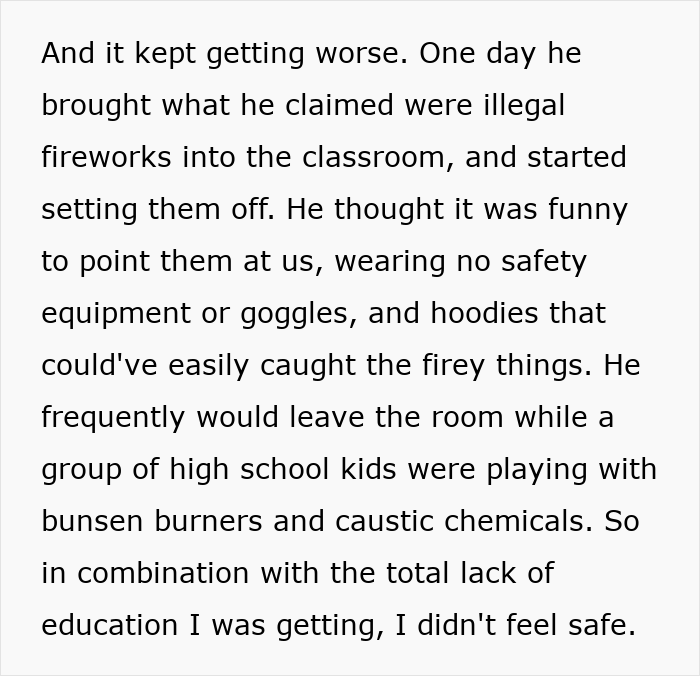 Chauvinist Teacher Turns Student's Life Nightmarish, She Makes Sure High School Gets Rid Of Him Chauvinist Teacher Turns Student's Life Nightmarish, She Makes Sure High School Gets Rid Of Him