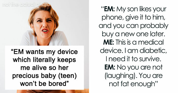 Entitled Mom Demands Guy’s Medical Device Because Her Spoiled Teen Is Bored