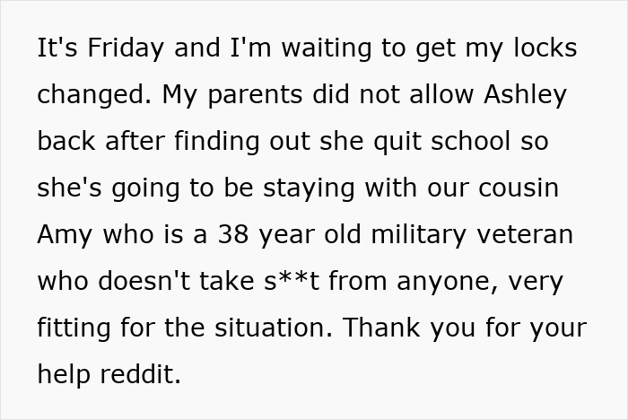 Sister's Entitlement Has No Limits, She Can't Believe Someone Actually Calls Her Out Sister's Entitlement Has No Limits, She Can't Believe Someone Actually Calls Her Out