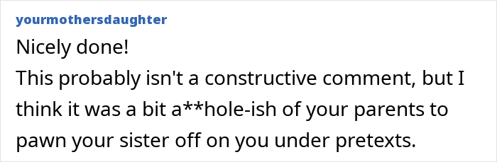 Sister's Entitlement Has No Limits, She Can't Believe Someone Actually Calls Her Out Sister's Entitlement Has No Limits, She Can't Believe Someone Actually Calls Her Out