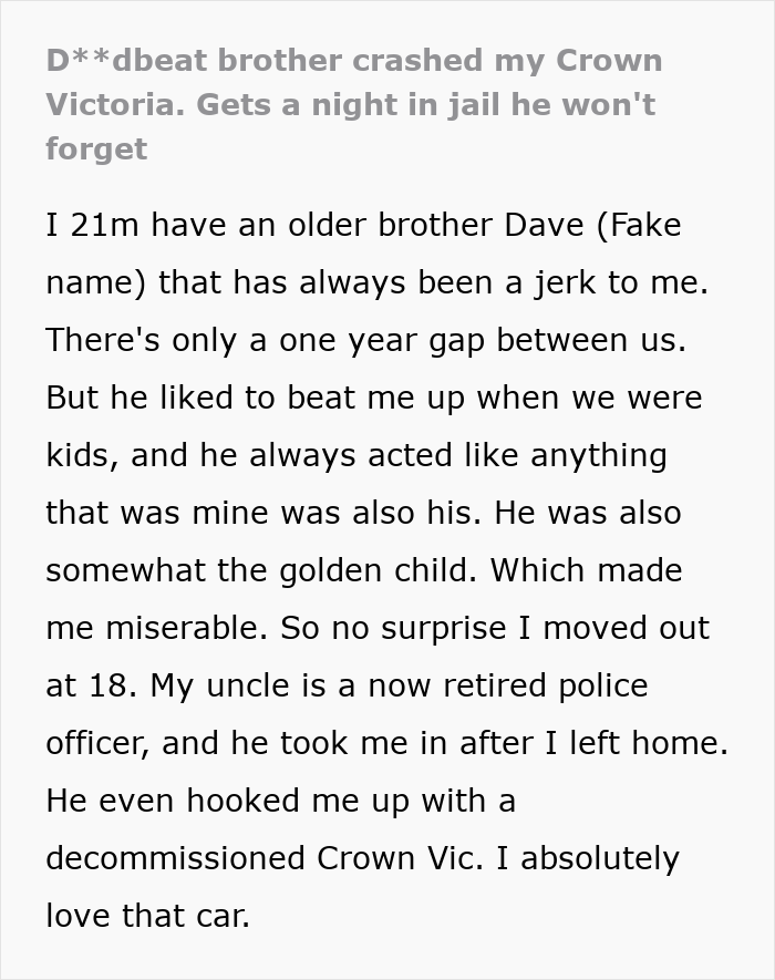 Man Steals Brother’s Car On Christmas, Crashes It In A Ditch And Gets Taken Away In Cuffs Man Steals Brother’s Car On Christmas, Crashes It In A Ditch And Gets Taken Away In Cuffs