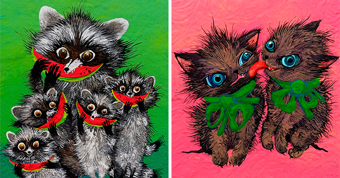 This Artist Paints Eccentric Beings, And Here Are 36 Of Her Best Paintings This Year
