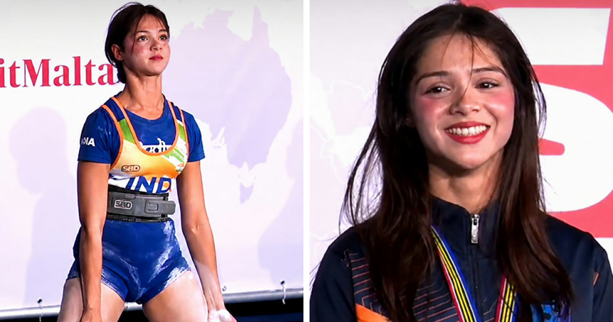 Female Weightlifting Medalist Goes Viral As Netizens Can’t Believe How Much She Lifted Despite Petite Frame