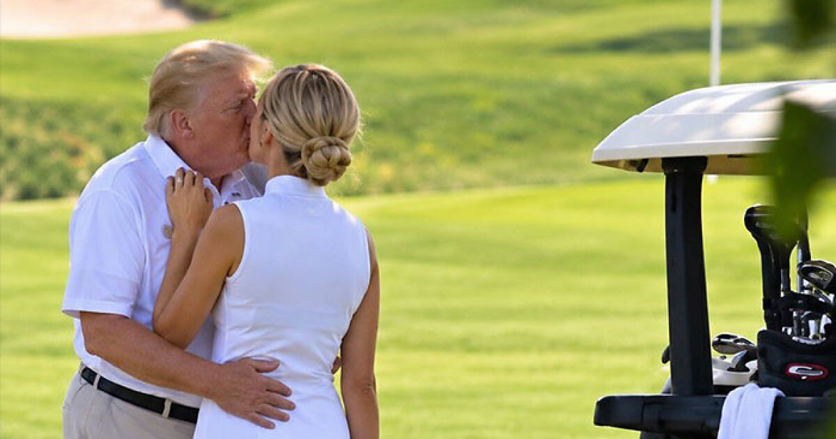 White House Finally Responds To Viral Image Appearing To Show Trump Kissing His Assistant Natalie Harp