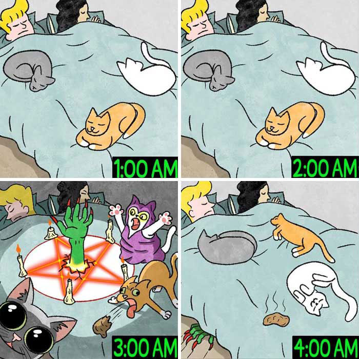 From Cats To Pop Culture: 23 New Comics With Unexpectedly Funny Punchlines By ‘Cheddar Bacon Studios’
