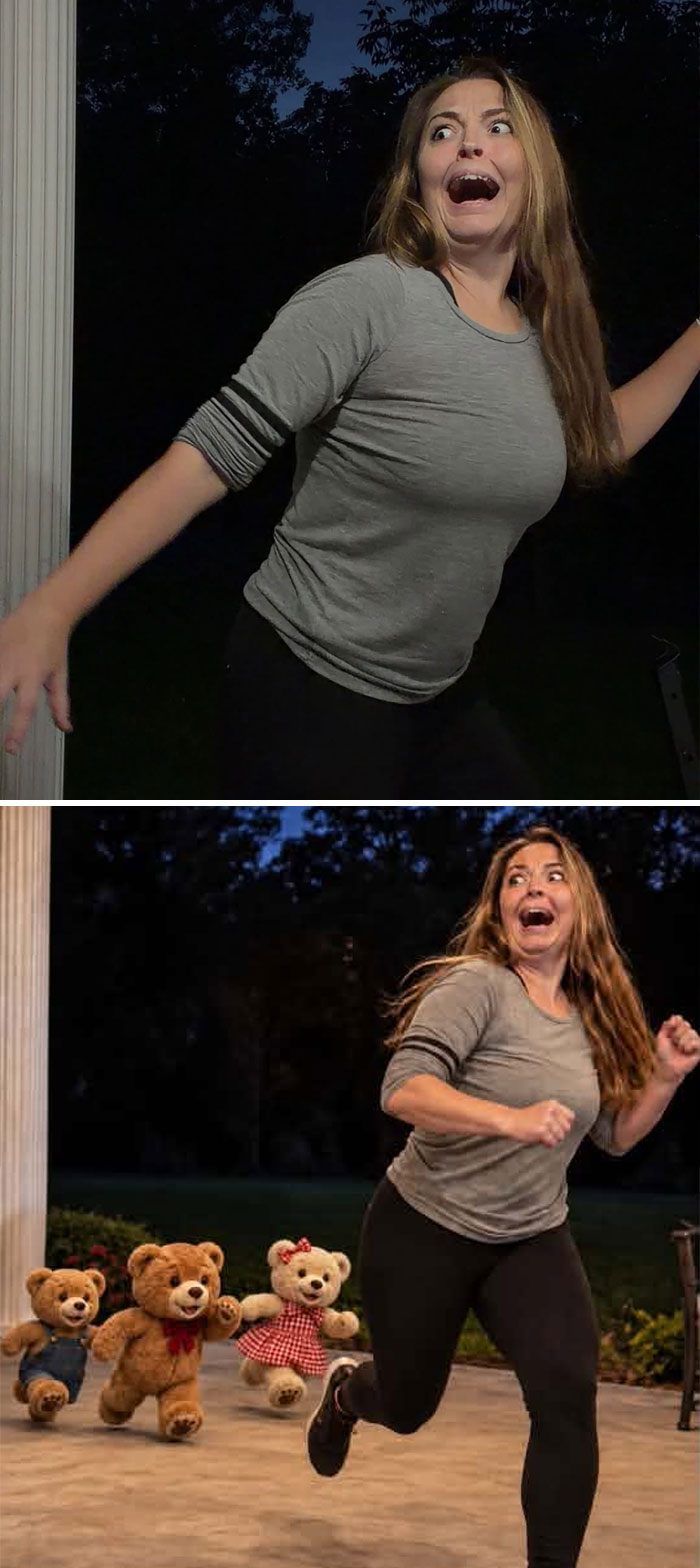 Can Someone Make It Look Like I'm Being Chased By A Bear